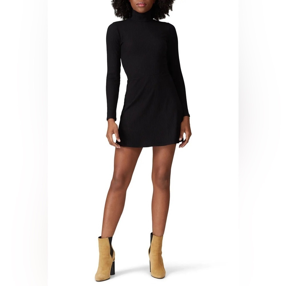 REFORMATION Black Maya Dress